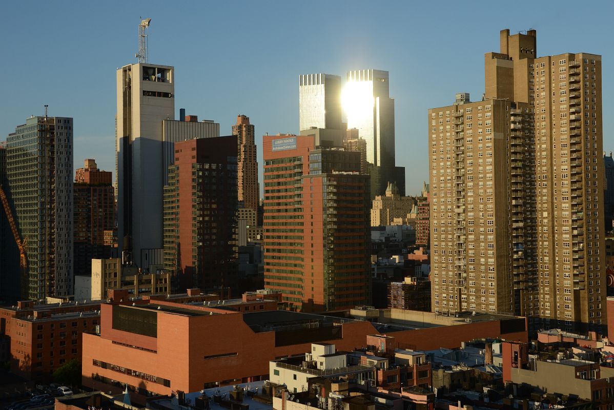 12 ATT Switching Center, Time Warner Center Before Sunset From New York Ink48 Hotel Rooftop Bar